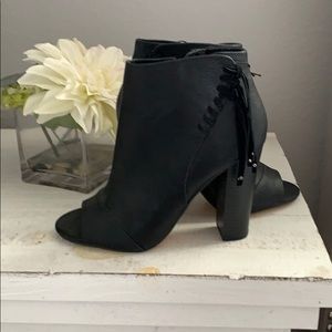 Express open toe booties